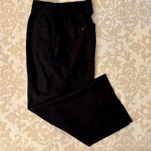 Gap linen blend wide leg pants